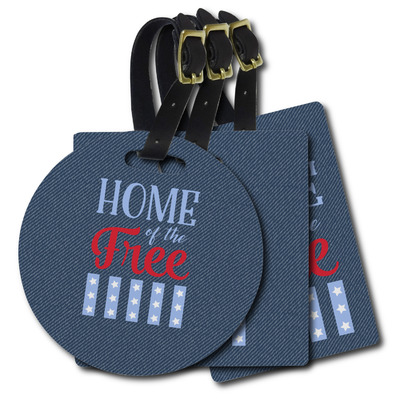 American Quotes Plastic Luggage Tag