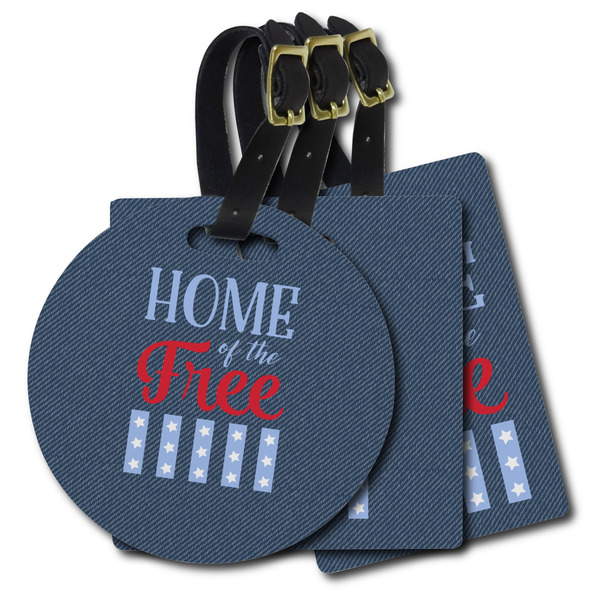 Custom American Quotes Plastic Luggage Tag
