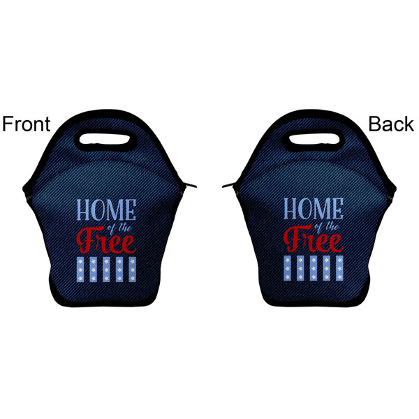 American Quotes Lunch Bag - Front and Back