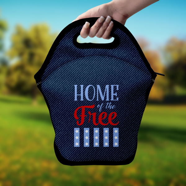 American Quotes Lunch Bag - Hand