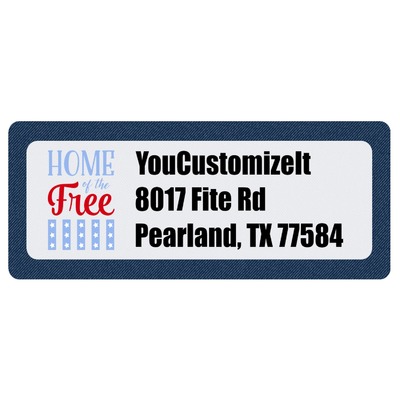 American Quotes Return Address Labels (Personalized)