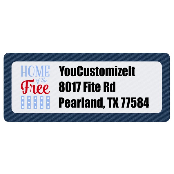 Custom American Quotes Return Address Labels (Personalized)