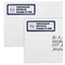 American Quotes Mailing Labels - Double Stack Close Up