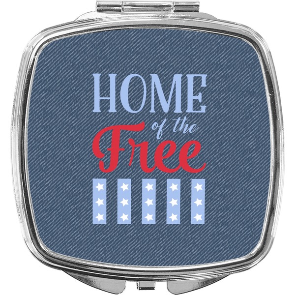 Custom American Quotes Compact Makeup Mirror