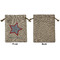 American Quotes Medium Burlap Gift Bag - Front Approval