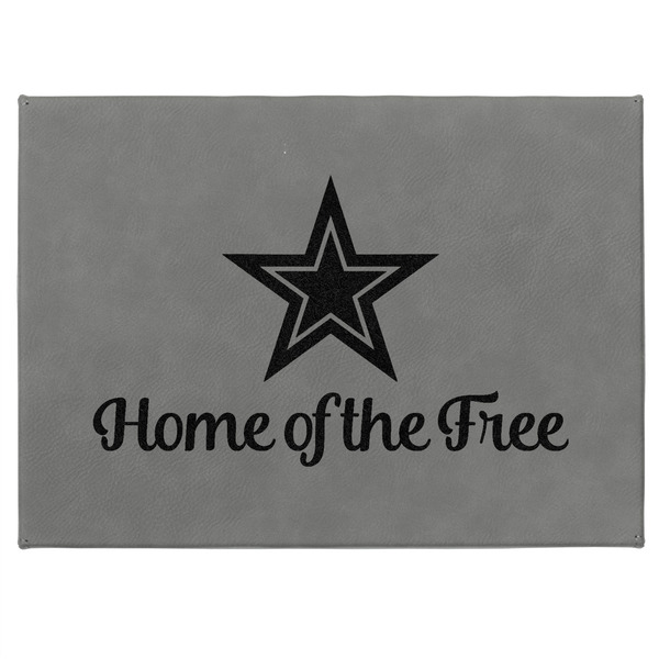 American Quotes Medium Gift Box with Engraved Leather Lid - Approval