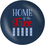 American Quotes Melamine Salad Plate - 8"