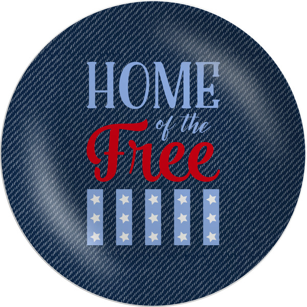 Custom American Quotes Melamine Salad Plate - 8"