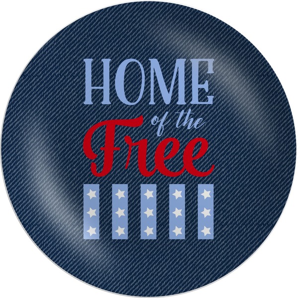 Custom American Quotes Melamine Plate