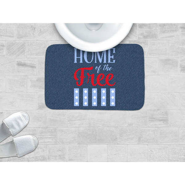 American Quotes Memory Foam Bath Mat - LIFESTYLE