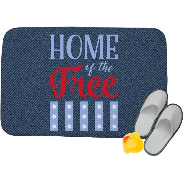 Custom American Quotes Memory Foam Bath Mat