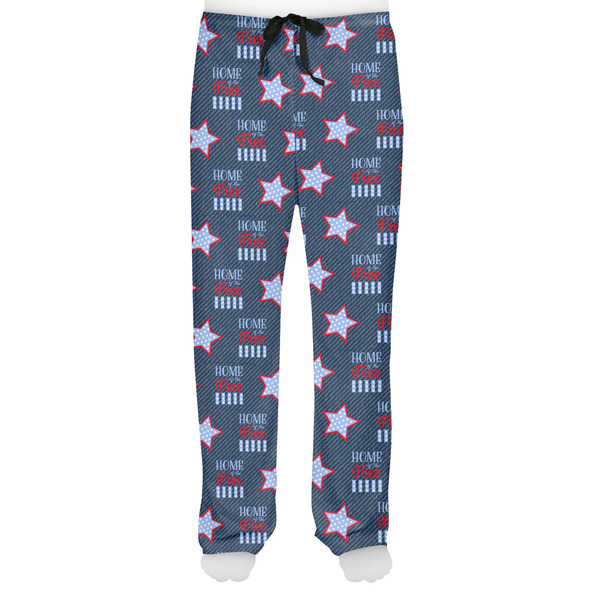 American Quotes Men's Pjs Front - on model