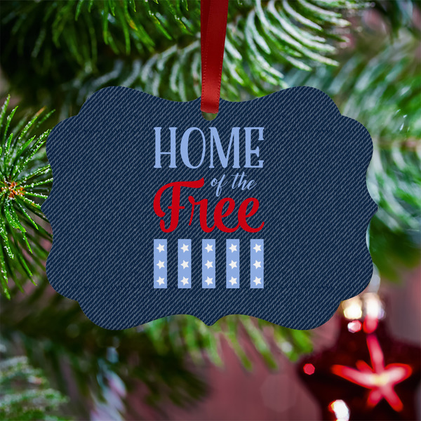 American Quotes Metal Benilux Ornament - Lifestyle