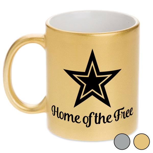 American Quotes Metallic Mugs