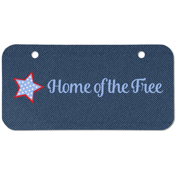 Custom American Quotes Mini/Bicycle License Plate (2 Holes)