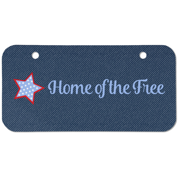 American Quotes Mini Bicycle License Plate - Two Holes