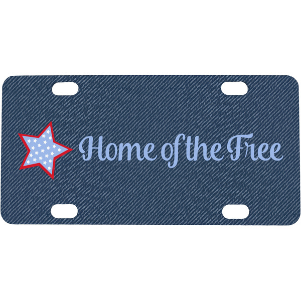 Custom American Quotes Mini / Bicycle License Plate (4 Holes)