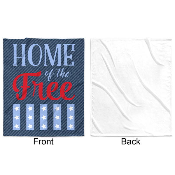 American Quotes Minky Blanket - 50"x60" - Single Sided - Front & Back