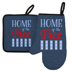 American Quotes Left Oven Mitt & Pot Holder Set
