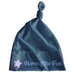 American Quotes Newborn Hat - Knotted (Personalized)