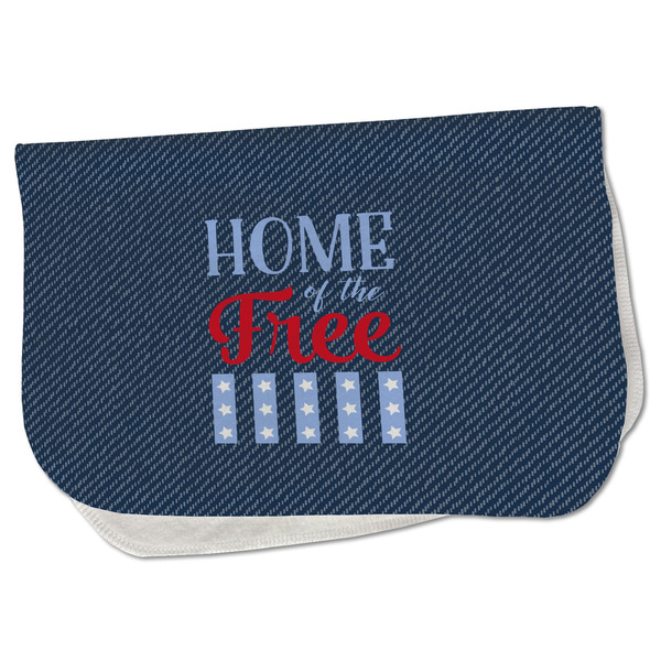 Custom American Quotes Burp Cloth - Fleece