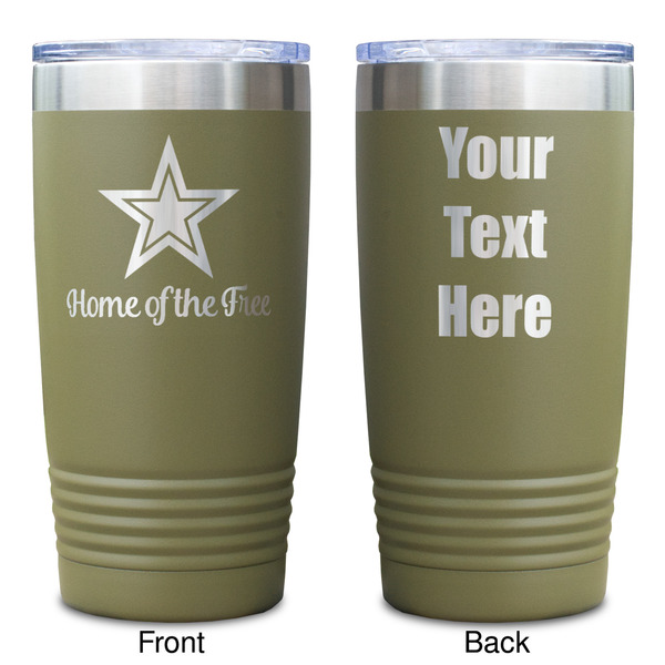 American Quotes Olive Polar Camel Tumbler - 20oz - Double Sided - Approval