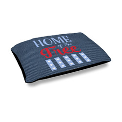 American Quotes Outdoor Dog Bed - Medium