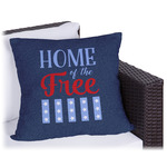 American Quotes Outdoor Pillow (Personalized)