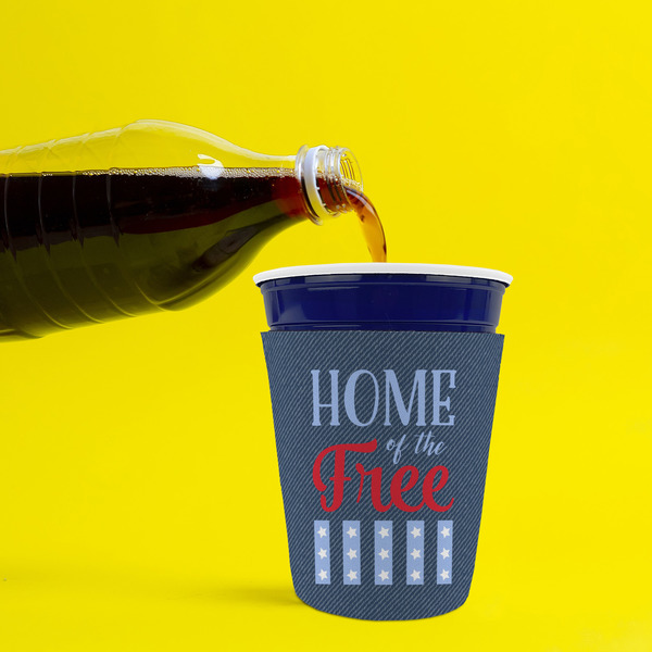 American Quotes Party Cup Sleeves - without bottom - Lifestyle