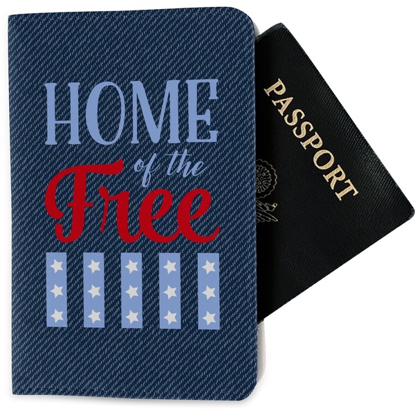 Custom American Quotes Passport Holder - Fabric