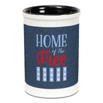American Quotes Ceramic Pencil Holders - Black