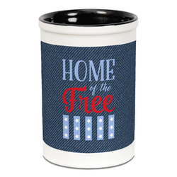 American Quotes Ceramic Pencil Holders - Black