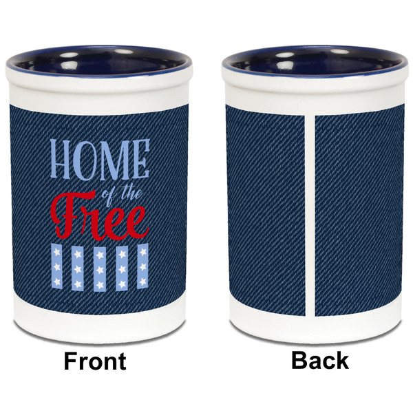 American Quotes Pencil Holder - Blue - approval