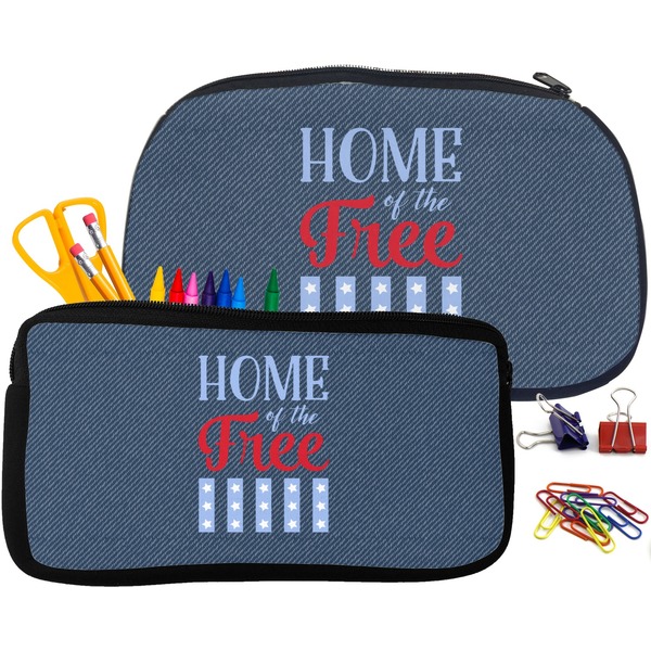 American Quotes Pencil / School Supplies Bags Small and Medium