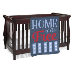 American Quotes Baby Blanket (Single Sided)