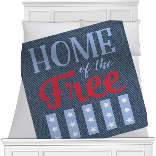 Custom American Quotes Minky Blanket