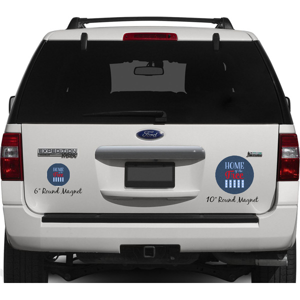 American Quotes Personalized Car Magnets on Ford Explorer