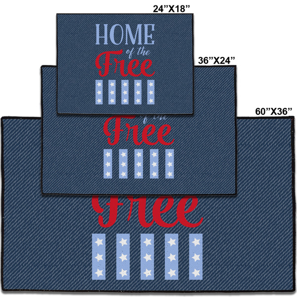 American Quotes Personalized Door Mat - Group Parent IMF