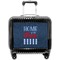 American Quotes Pilot Bag Luggage with Wheels