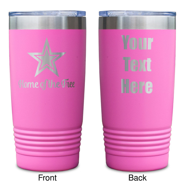 American Quotes Pink Polar Camel Tumbler - 20oz - Double Sided - Approval