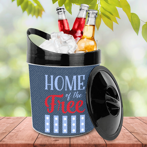 American Quotes Plastic Ice Bucket - LIFESTYLE