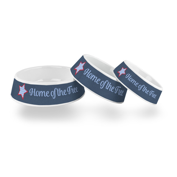 American Quotes Plastic Pet Bowls - PARENT MAIN