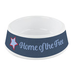 American Quotes Plastic Dog Bowl - Small