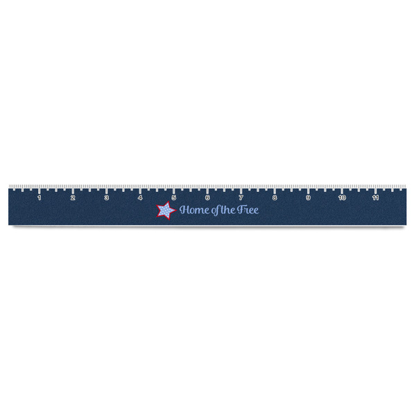 American Quotes Plastic Ruler - 12" - FRONT