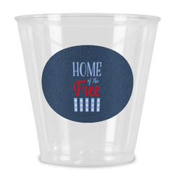 American Quotes Plastic Shot Glass