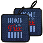 American Quotes Pot Holders - Set of 2