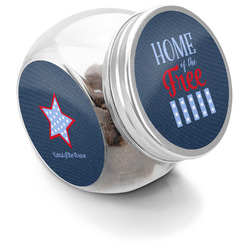 American Quotes Puppy Treat Jar (Personalized)