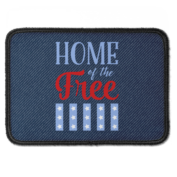 Custom American Quotes Iron On Rectangle Patch