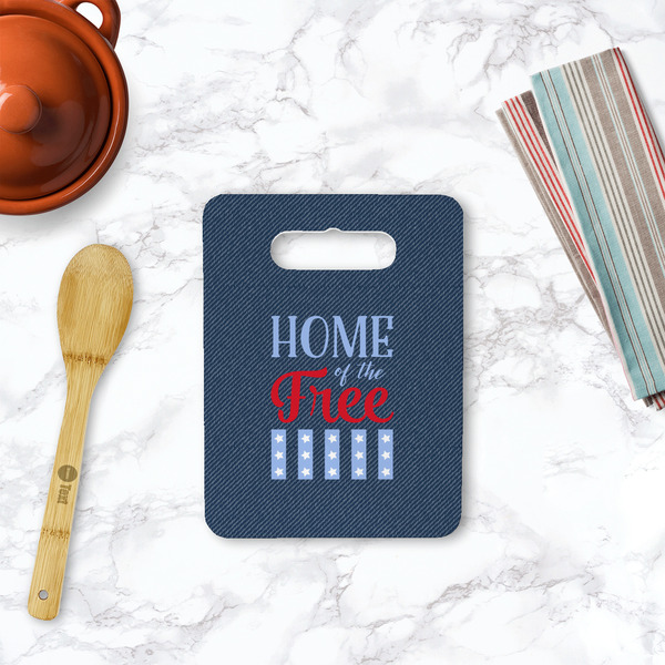 American Quotes Rectangle Trivet with Handle - LIFESTYLE