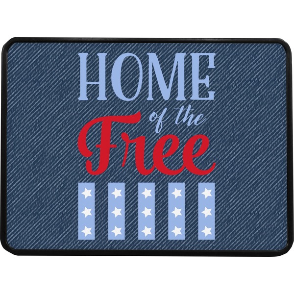 American Quotes Rectangular Car Hitch Cover w/ FRP Insert